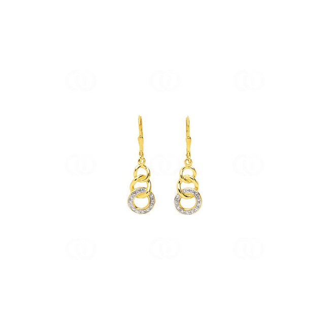 Earrings 750/18 K Yellow Gold - 1870