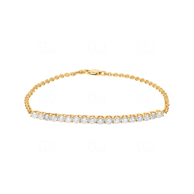 2.00 Karat Diamantarmband 750/18 K Gelbgold - AR-69202-GG