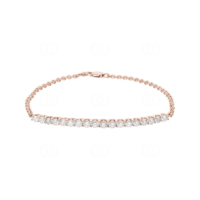 2.00 Karat Diamantarmband 750/18 K Roségold - AR-69202-RG