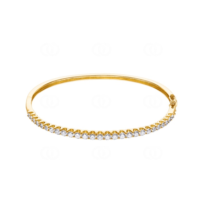 2.00 Karat Diamantarmreif oval 750/18 K Gelbgold - AR-69262-GG
