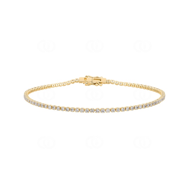 2.00 Karat Diamanten Tennisarmband 750/18 K Gelbgold - AR-72029-GG