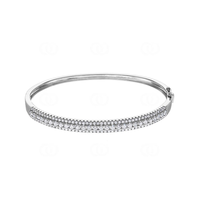 2.01 Karat Diamantarmreif 750/18 K Weissgold - AR-69554-WG