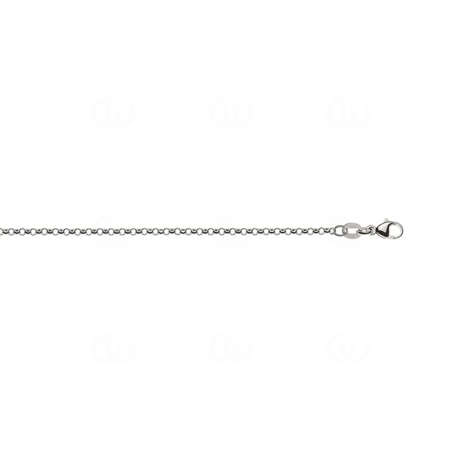 2.0mm Collier jaseron or gris 750/18 ct - CER2001