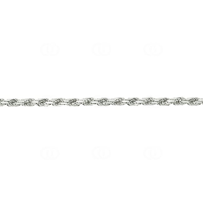 2.0mm Rope Chain Solid 750/18 K White Gold 2.0mm Rope Chain Solid 750/18 K White Gold - CCO2002