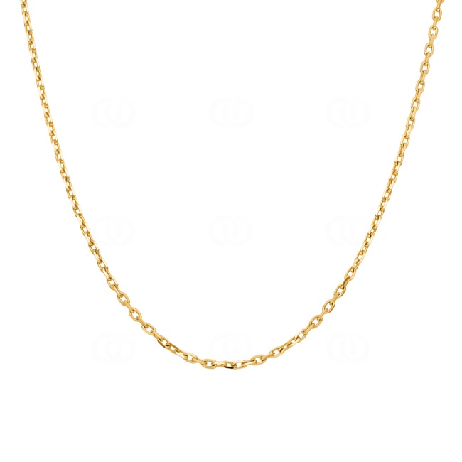 2.1mm Ankerkette geschliffen 750/18 K Gelbgold - CAN1013