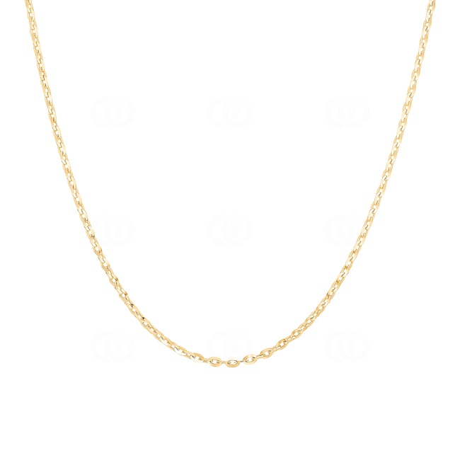 2.1mm Collier forçat miroir or jaune 750/18 ct - KES6021
