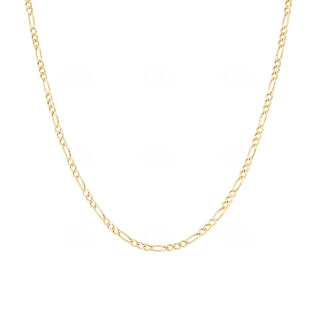 2.3mm Collier figaro or jaune 750/18 ct - KEF6023