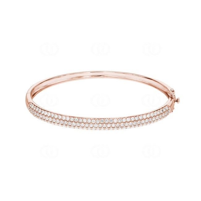 2.50 Karat Diamantarmreif 750/18 K Roségold - AR-69899-RG