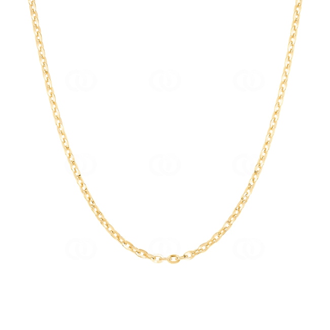 2.8mm Collier forçat miroir or jaune 750/18 ct - KES8028