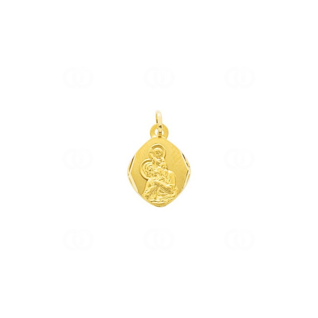 Pendentif or jaune 750/18 ct Saint christophe 13x15mm - 20711