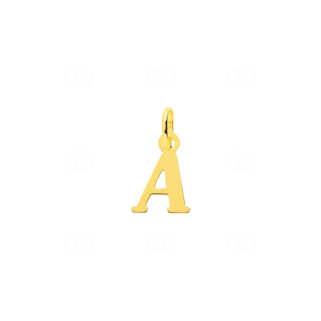 Pendant 750/18 K Yellow Gold, Letter A - 2920A