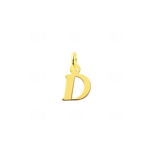 Anhänger 750/18 K Gelbgold, Buchstabe D - 2920D