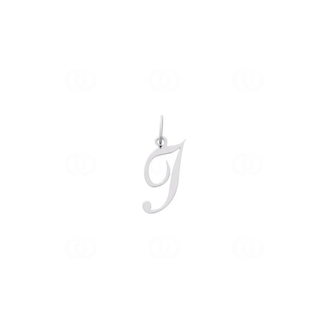 Pendentif or gris 750/18 ct, Lettre I Pendentif or gris 750/18 ct, Lettre I - 2930IG