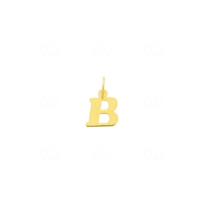 Pendentif or jaune 750/18 ct Lettre B - 2950.1B