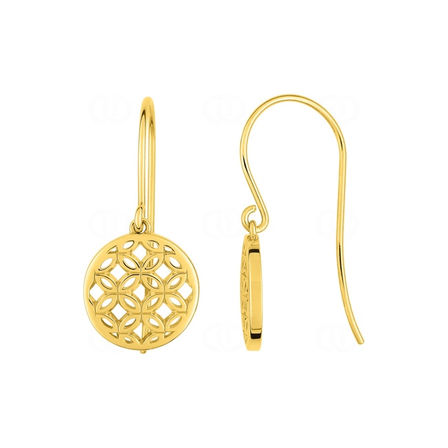Drop Earrings 750/18 K Yellow Gold - 2.7029.00