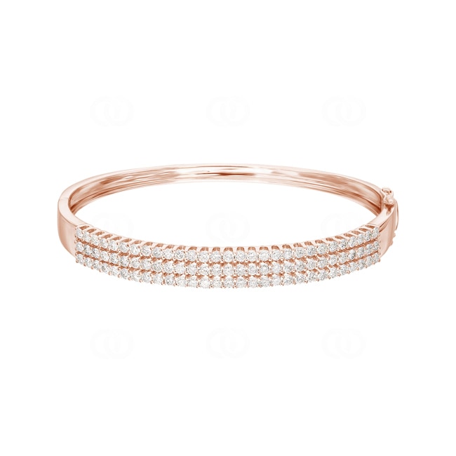 3.00 Karat Diamantarmreif 750/18 K Roségold - AR-71842-RG