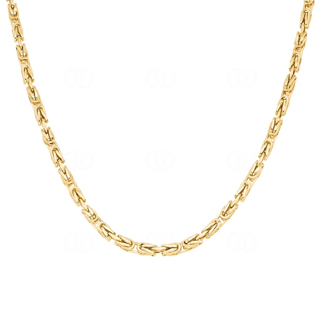 3.0mm Königskette klassisch 750/18 K Gelbgold halbmassiv 3.0mm Königskette klassisch 750/18 K Gelbgold halbmassiv - KE-3500-GG