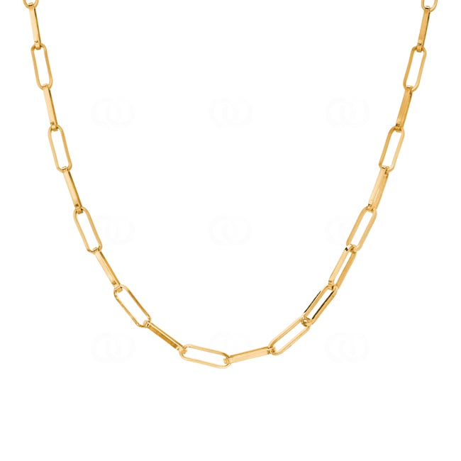 3.0mm Rectangle Cable Chain 375/9 K Yellow Gold - 9K520