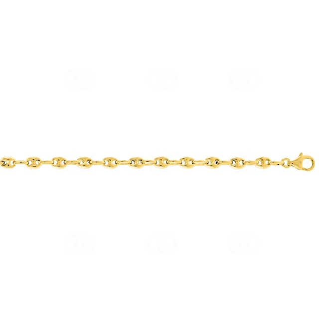 3.5mm Mariner Bracelet Semi Solid 375/9 K Yellow Gold - 610001.1A