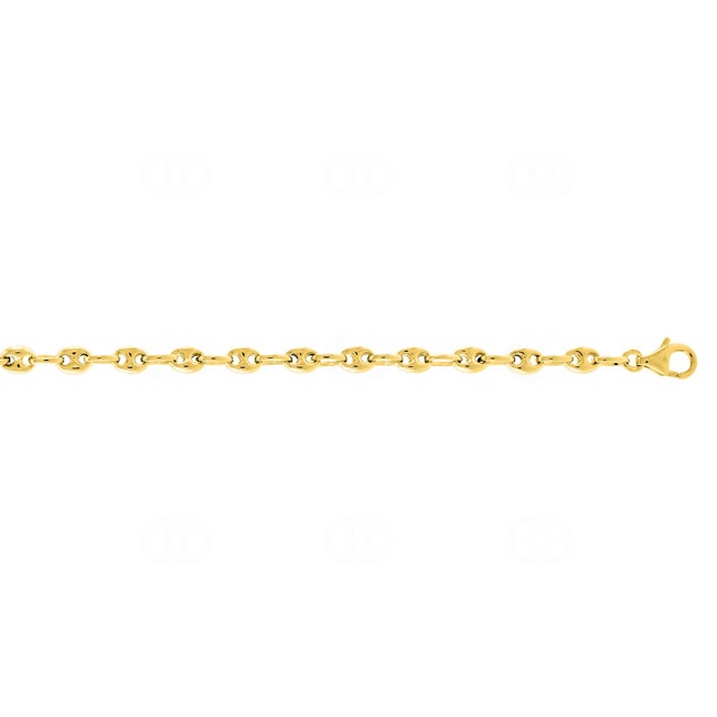 3.5mm Mariner Chain Semi Solid 375/9 K Yellow Gold - 610001.1