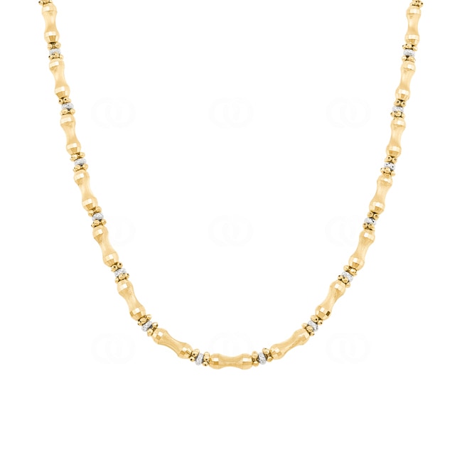 3.9mm Fantasy Necklace 750/18 K Yellow Gold - KE-100250-GG