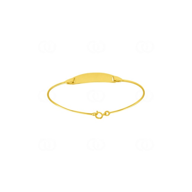 Gravurarmreif 750/18 K Gelbgold - 42x52mm - 358105BBO