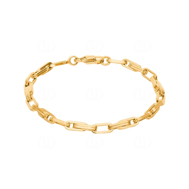 4.1mm Fantasiearmband 750/18 K Gelbgold halbmassiv - AR-0564-GG