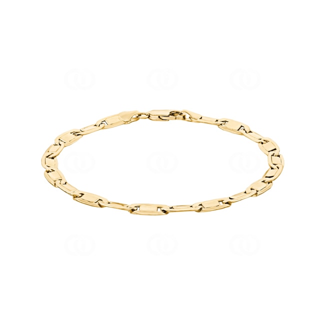 4.2mm Bracelet valentino or jaune 750/18 ct semi-massif - AR-V100-GG