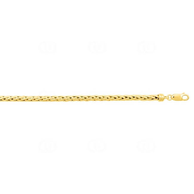 4.5mm Bracelet palmier or jaune 375/9 ct semi-massif - 610029.5A
