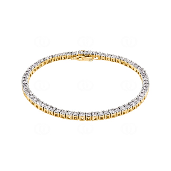 4.79 Karat Diamanten Tennisarmband 750/18 K Gelbgold - AR-00249-GG