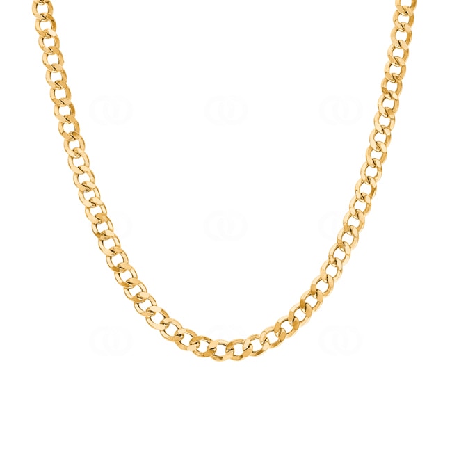 4.9mm Panzerkette 750/18 K Gelbgold halbmassiv 4.9mm Panzerkette 750/18 K Gelbgold halbmassiv - KE-G120-GG