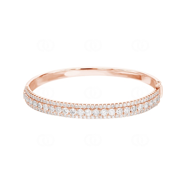 5.00 Karat Diamantarmreif 750/18 K Roségold - AR-69279-RG