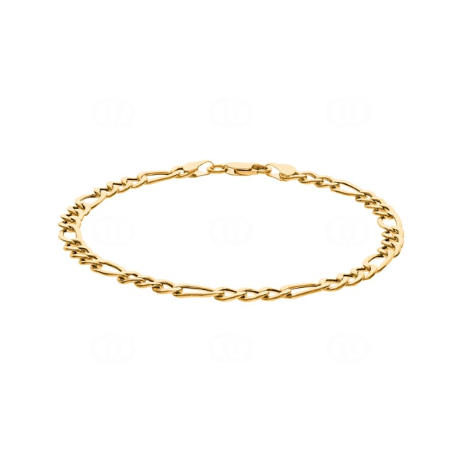 5.2mm Figaroarmband 750/18 K Gelbgold halbmassiv 5.2mm Figaroarmband 750/18 K Gelbgold halbmassiv - AR-F120-GG