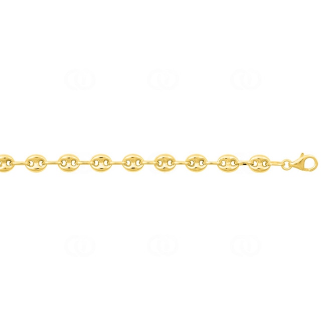 6.0mm Mariner Chain Semi Solid 375/9 K Yellow Gold - 610001.3