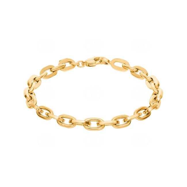 6.5mm Bracelet forçat or jaune 750/18 ct semi-massif - AR-0039-GG