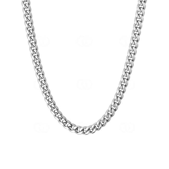 6mm Chaîne Cuban Link argenté 6mm Chaîne Cuban Link argenté - KE0019-S-6MM