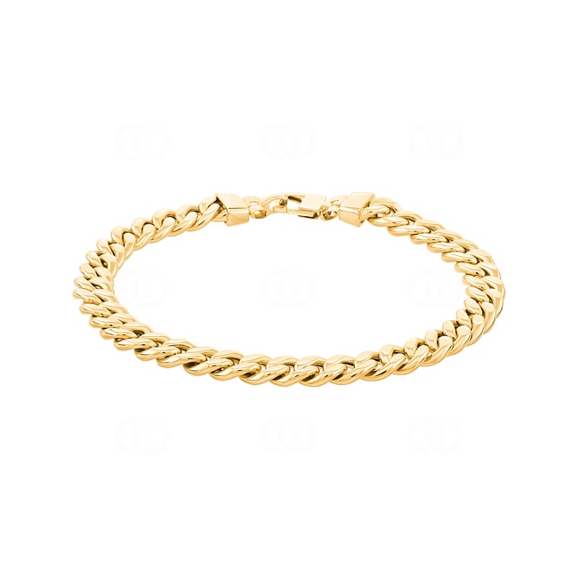 7.0mm Panzerarmband 750/18 K Gelbgold halbmassiv - AR-7003-GG