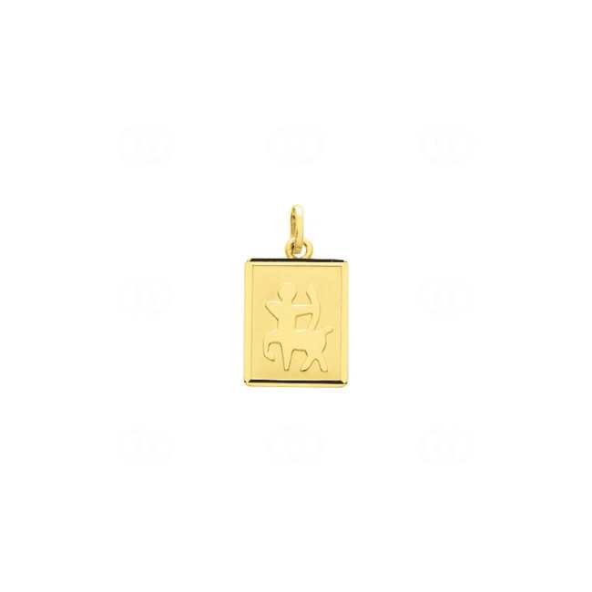 Anhänger 750/18 K Gelbgold Sternzeichen Schütze 12x15mm - 73228
