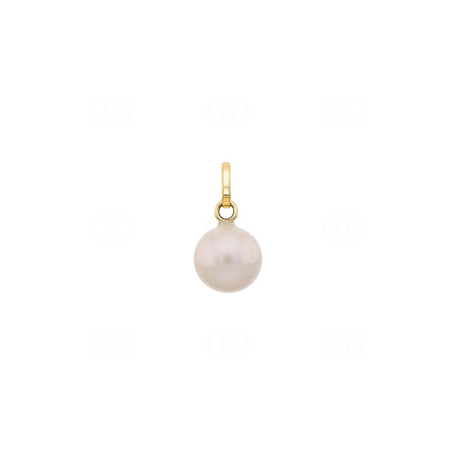 8.0mm Freshwater Pearl Pendant 375/9 K Yellow Gold - 9K8260.1P