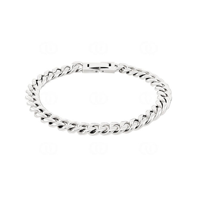 8mm Bracelet Cuban Link argenté 8mm Bracelet Cuban Link argenté - AR0015-S-8MM