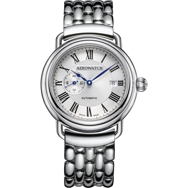 Aerowatch 1942 Automatic Petite Seconde Argenté - A 76983 AA01 M