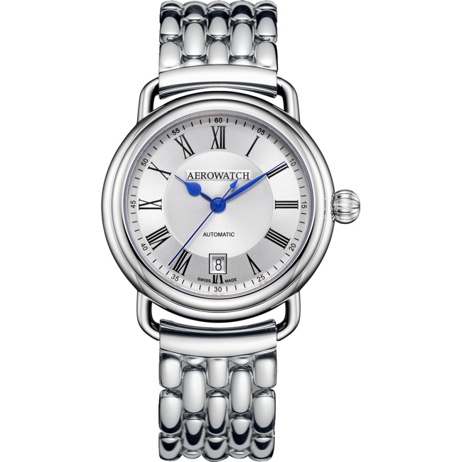 Aerowatch 1942 Automatic Silbrig - A 60900 AA26 M