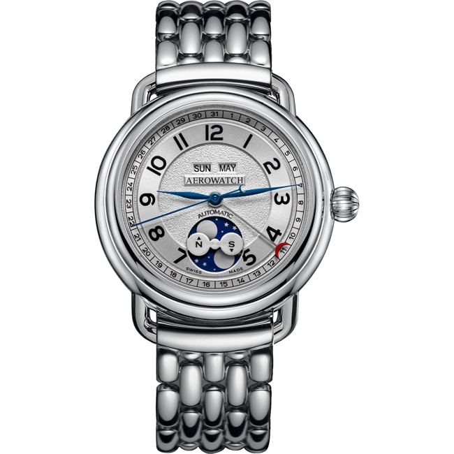 Aerowatch 1942 Calendrier Complet Automatic - A 91108 AA01 M