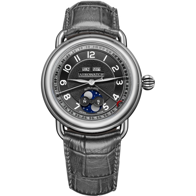 Aerowatch 1942 Calendrier Complet Automatic - A 91108 AA02