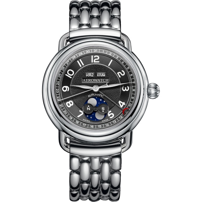 Aerowatch 1942 Calendrier Complet Automatic - A 91108 AA02 M