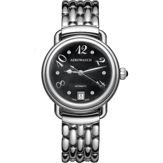Aerowatch 1942 Lady Automatic Diamonds Stainless steel - A 60960 AA05 M