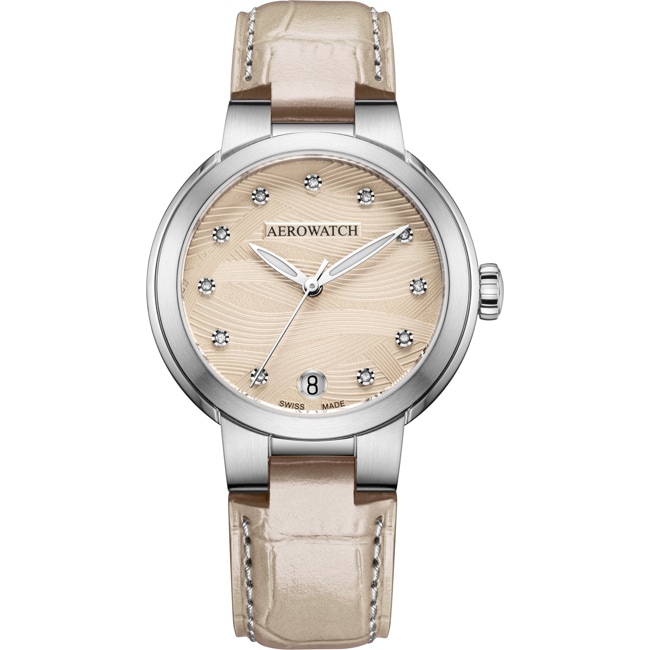 Aerowatch Harmonie Lady Automatic Beige 35mm - A 60106 AA02