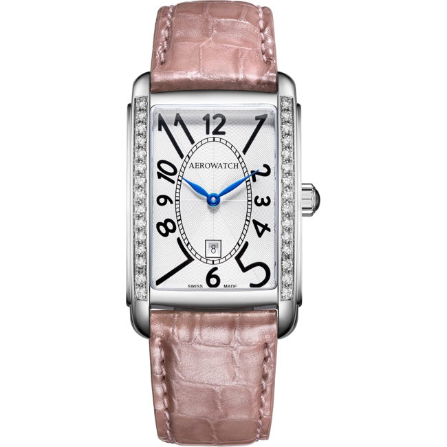 Aerowatch Intuition Diamonds Pink Leather - A 49988 AA04 DIA