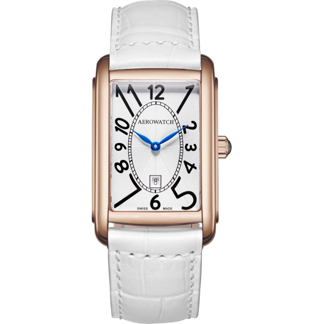 Aerowatch Intuition White Leather - A 49988 RO04