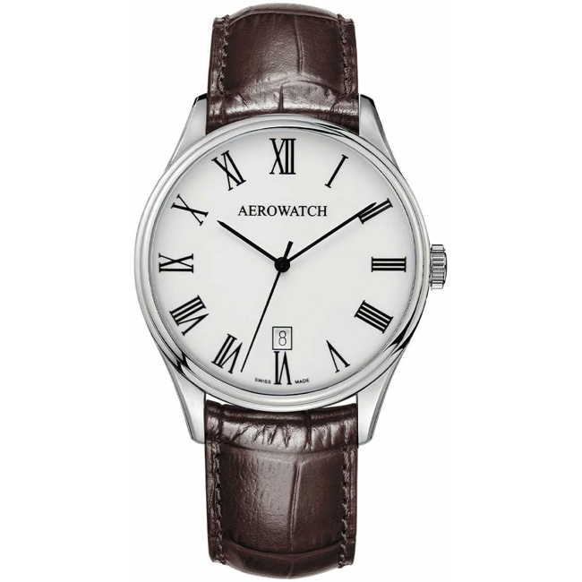 Aerowatch Les Grandes Classiques Date Gent Quartz 40mm - A 42102 AA02